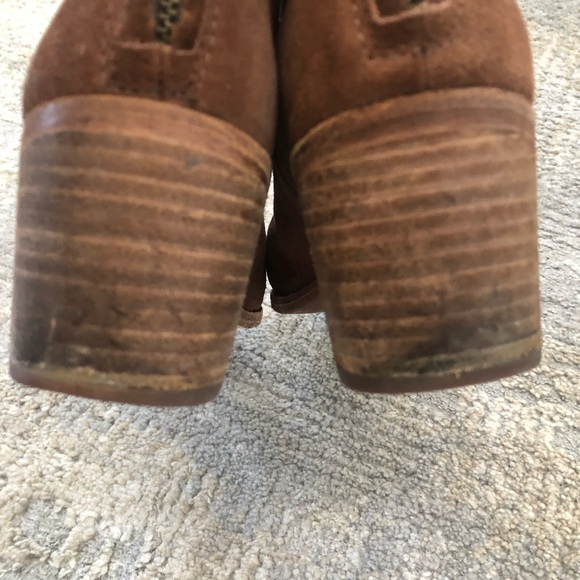 MADEWELL Brown Suede Zip Ankle Fashion Boots Bootie Size 7 - Picture 8 of 14